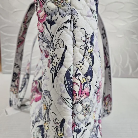 Vera Bradley Iconic Tote Bag Hummingbird Park - Picture 10 of 13